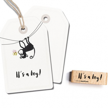 Typostempel It´s a boy