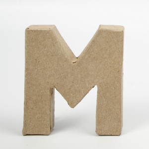 Buchstabe, klein, H: 10 cm, M