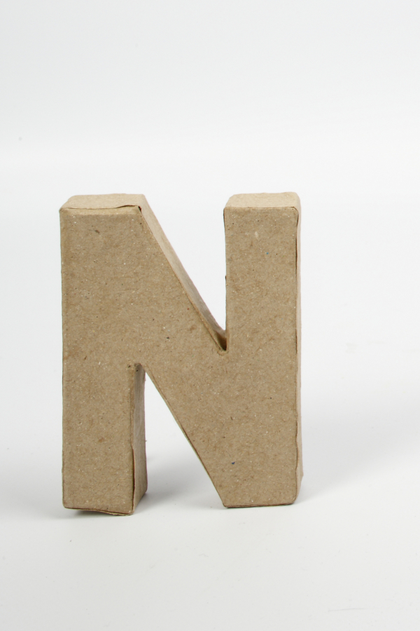 Buchstabe, klein, H: 10 cm, N