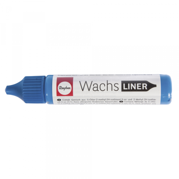 Wachsliner azurblau