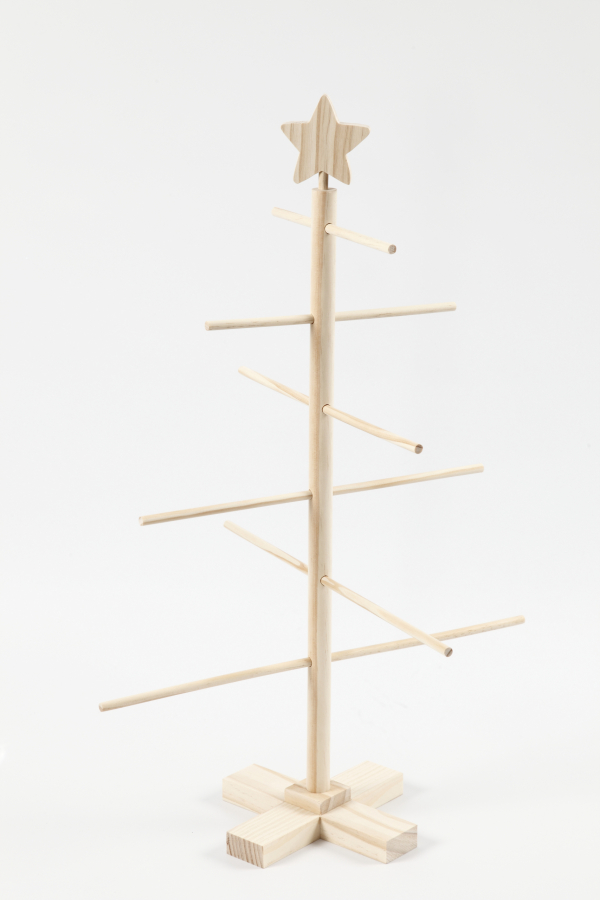 Weihnachtsbaum Holz, H: 60cm, B: 40,5 cm